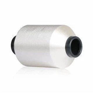 100d Putih Untuk Sepatu Benang Panas Meleleh Poliester Bagian Atas